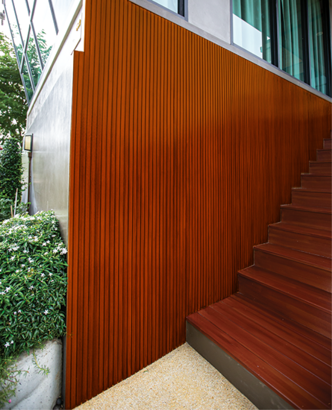 Hình ảnh Ứng dụng tường Lap Siding G-Series/BG | Sàn gỗ Conwood Thái Lan